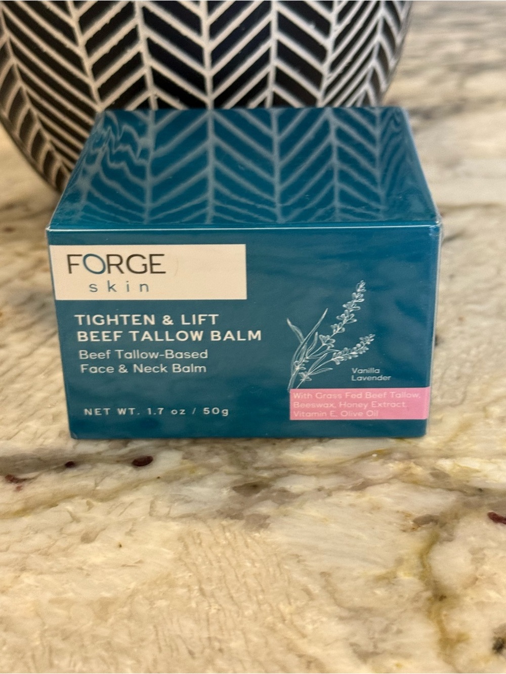 Forge Skin Beef Tallow Balm Tighten & Lift Face Neck Vanilla Lavender NEW
